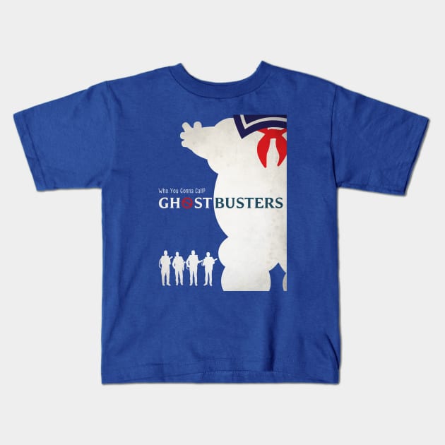 Ghostbusters Kids T-Shirt by RyanBlackDesigns